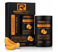 REBO PRO Professional Powder Styling Wax, Men, Melon, 30g | Hair Styling Powder, Strong Hold, Matte Finish, Instant Volume & Texture, Non-Greasy