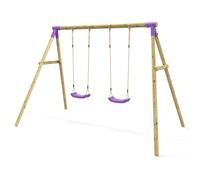 Rebo Single Garden Swing Set For Kids - Venus Purple