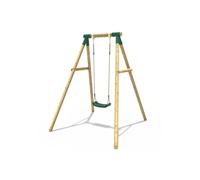 Rebo® Wooden Garden Swing Set - Solar | OutdoorToys | Kids' Outdoor Wooden Play Equipment for Gardens, Frame and Accessories Included, Weather Resistant
