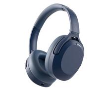 Rebocico Active Noise Cancelling Headphones, Bluetooth 5.3 Over-Ear with Microphone - Hi-Fi Sound, Fast Charging, 120H Playtime Foldable Wireless Headphones Bluetooth for Home, Office, Travel, Blue