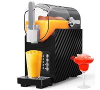 Rebonique 2.5L Slush Machine for Home, 250W Frozen Drink Machine, No Ice Needed, Self-Cleaning, for Frozen Margaritas, Cocktails, Slushies, Mocktails, Milkshakes, Frappés (Black, 2.5L)