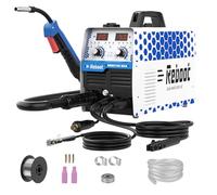 Reboot 210A 6-in-1 MIG Welder 230V Gas/Gasless Flux Core MIG/Stick MMA/Lift TIG/Spot Welding/Spool Gun, Aluminum Multi-Process Welder with Digital Display,RBM2100 MAX