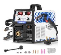 Reboot 250Amp MIG Welder MAX 120V/240V RBM2500 MAX, 8-in-1 Multiprocess Welding Machine with Dual Aluminum Welding Modes Gas MIG/Gasless Flux Core/MAG/Lift TIG/Stick/Spot/Spool Gun