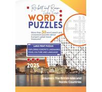 Reboot and Roam: Finding Europe Word Puzzles • Volume 1 - The British Isles & Nordic Countries Large Print Puzzles: More than 50 Word Search & ... and Language (Reboot and Roam Puzzle Books)
