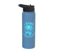 Reboot Brain Pixel Gamer Graphic Stainless Steel Insulated Water Bottle