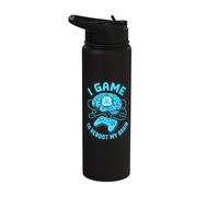 Reboot Brain Pixel Gamer Graphic Stainless Steel Insulated Water Bottle