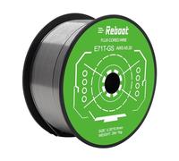 Reboot E71T-GS Gasless Flux Core MIG Welding Wire, 0.9mm (0.035") 1kg Spool, No Gas Self-Shielded Mild Steel Cored Wire for DIY & Outdoor Repair
