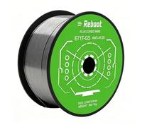 Reboot E71T-GS Gasless Flux Cored Mild Steel MIG Welding Wire, 0.9mm (0.035") 1kg Spool - Self-Shielded No Gas Wire for DIY & Outdoor Repair