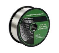 Reboot Flux-Cored Wire 0.8MM E71T-GS 0.45KG, Mild Steel Gasless Self-Shielded Wire for MIG Welding Equipment, Without Gas Self Shielded, Suitable for Outdoor, workshops and Beginners,1Pack