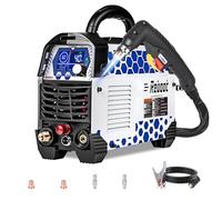 Reboot Non-HF Plasma Cutter, Low-Frequency Non-Contact 230V IGBT for Rusty Metal - 12mm Clean Cut, 25mm Max Cut, Anti-Tripping Circuit Safe, LED Display, 2T/4T for Auto Repair Farm DIY