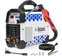 Reboot Plasma Cutter, 2025 Upgraded 60Amps Cutter Machine with 120/240V Dual Voltage DC Inverter IGBT 1/2 Inch Clean Cut for Beginners DIY and Small Business Projects