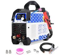 Reboot Plasma Cutter with Non-Touch Pilot Arc, 45Amp 240V IGBT Inverter for Rusty Metal Clean Cut 10mm, Sever 16mm, LED Display, Portable for Auto Repair Farm DIY, Upgrade RBC4500LPRO