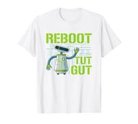 Reboot TUT Gut Admin IT Support Administrator Value Graphic T-Shirt, Men, White, XL