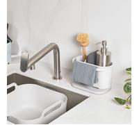 ReBorn 2 Piece Washing Up Bowl and Sink Tidy Set - Stone