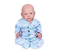 Reborn Baby Dolls 18.5 in Eyes Open Boy, Not Vinyl Dolls,Realistic Soft Silicone Newborn Baby Doll,Real Full Body Silicone Reborn Baby Dolls (18.5 in Eyes Open, boy)