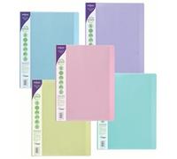 Snopake Reborn Display Book 24 Pockets A4 Assorted Pack of 5