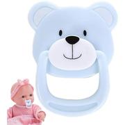 Reborn Doll Pacifier - 1.6 Inch Bear Shaped Magnet Pacifier, Simulation Nipple, Educational Toy, ABS Accessory, Magnetic Gift | Preschool Learning Tool For Kids Children