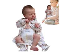 Reborn Doll - Real Life 19 Inch Toddler Doll, Soft Full Body Sleeping Simulation | Cute Realistic Handmade Baby Toy, Collectible for Boys Girls Kids Birthday Gift Playtime Nursery