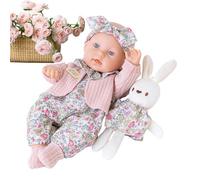 Reborn Doll,Real Life Full Body Baby Dolls 12 inch - Soothing Companion Soft Toys for Kids Toddler Age over 3 Christmas Birthday Holiday Nursery Bedroom Kids