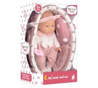 Reborn Doll Set, Simulated Reborn Doll, Doll Set for Small Kids, Delicate Touch Fake Reborn Doll for Christmas, Birthday, Children's Day