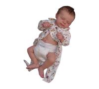 Reborn Doll - Silicone 19 Inch Lightweight | Realistic Doll, Sleeping Simulation Dolls, Soft Feeling Kids Toy | Role Play Gift Child Development Collectible Nursery Display UK Home
