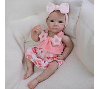 Reborn Dolls 19 Inch Reborn Dolls Realistic Newborn Baby Dolls Soft Body Poseable Full Vinyl Body Girl Like a Lifelike Baby with Feeding Kit for Kids (Sophia )