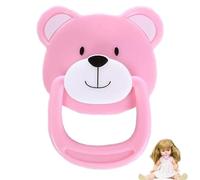 Reborn Dolls Magnetic Pacifier - Reborn Doll Magnetic Pacifier, Cute Bear Shaped Simulation Nipple | Magnetic Pacifiers Toy for Reborn Baby, Realistic Doll Accessory for Baby Doll Collection