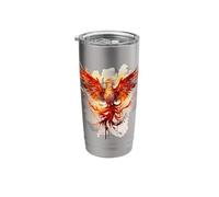 Reborn Fire Phoenix Bird Phoenix Rejuvenation Phoenix Rising Stainless Steel Insulated Tumbler