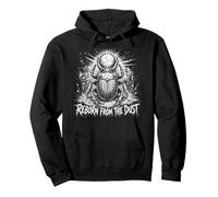 Reborn From The Dust Ancient Egyptian Scarab Pullover Hoodie