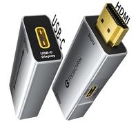 Reborn HDMI to USB C Adapter 4K 60Hz | Uni-Directional HDMI Source to Type-C Display Adapter for AR Glasses XREAL One、Air 2 Pro/VITURE Pro/RayNeo Air 2s/Rokid,PS5,Portable Monitors - 1 Pack