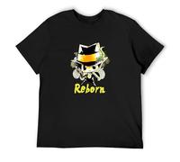 Reborn! Katekyo Hitman Reborn Anime Arcobaleno Reborn Mens T Shirt Black XL