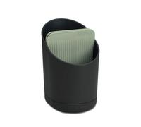 ReBorn® Reborn Recycled Cutlery Drainer - Charcoal Grey & Sage Green Kitchen Utensil Caddy - Tiered Design - Made In The Uk