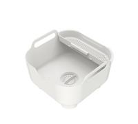 ReBorn® Reborn Recycled Washing Up Bowl Pro - Stone Kitchen Dish Wash & Drain - 9 Litres Capacity - Made In The Uk