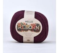 Reborn Recycled Cotton - Claret - 200g DK Crochet/Knitting Yarn