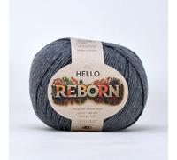 Reborn Recycled Cotton - Silver Grey - 200g DK Crochet/Knitting Yarn
