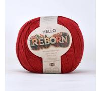 Reborn Recycled Cotton - Wine - 200g DK Crochet/Knitting Yarn