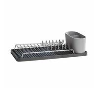 ReBorn Recycled Dish Rack 6 Plates Kitchen Drainer Made in UK - Grey