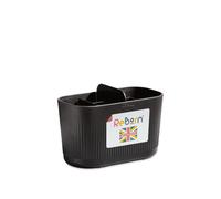 ReBorn Recycled Elegant & Functional Made in Britain Large Bathroom Caddy in Black ReBorn Black