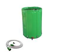 REBOTZ Water butts with stand and tap 50L/100L/160L/250L/380L/500L/750L/1000L Folding Gardens Rain Barrel Portable Rain Barrel with Faucet and, Rain Water Collectors Storage Container for Outdoor