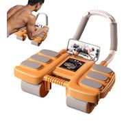 Rebound Abdominal Wheel - Healthy Belly Wheel | Core and Abdominal Roller Automatic Rebound, 4-Wheel Exercise Roller Wheels for Home Gym Fitness