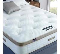 Rebound Majestic Spring 2000 Orthopaedic Wool Mattress - Pocket Springs, Yorkshire Wool, Memory Foam, Extra Edge Support, Breathable Border for Cool, Comfortable Sleep (Small Double 120cm x 190cm)