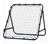 HOMCOM Football Rebounder Net, Adjustable Kickback Target Goal Teens Adults Training Aid for Multi-Sports Practise, Black