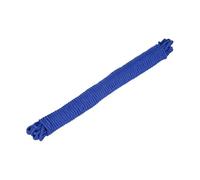Rebower 1 Pcs Blue Nylon Rope 1/4"x98ft Solid Braided Cord Polypropylene Rope Utility Cord,[for Camping, Tie Down, Securing, Mooring Lines,Indoor & Outdoor Use]