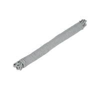 Rebower 1 Pcs Gray Nylon Rope 1/4"x98ft Solid Braided Cord Polypropylene Rope Utility Cord,[for Camping, Tie Down, Securing, Mooring Lines,Indoor & Outdoor Use]