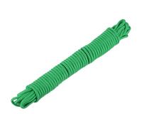 Rebower 1 Pcs Green Nylon Rope 1/4"x49ft Solid Braided Cord Polypropylene Rope Utility Cords,[for Camping, Tie Down, Securing, Mooring Lines,Indoor & Outdoor Use]