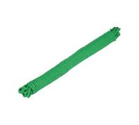 Rebower 1 Pcs Green Nylon Rope 1/4"x98ft Solid Braided Cord Polypropylene Rope Utility Cords,[for Camping, Tie Down, Securing, Mooring Lines,Indoor & Outdoor Use]