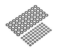 Rebower 1000Pcs 6mm & 300Pcs 3mm 3D Scanning Markers Dots High Reflective | PET Round Tracking Dots Reference Point Stickers with Adhesive Backing for 3D Scanning Industrial Inspection