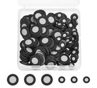 Rebower 100Pcs 3mm & 200 Pcs 6mm Magnetic 3D Scanning Markers Dots | PET Round High Reflective Dots Reference Point Marker for Automotive Mechanical Casting Inspection Industrial Design
