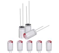Rebower 100uF 25V Solid Electrolytic Capacitor, 20 Pack 5x9mm Aluminum Solid Electrolytic Capacitor Assortment for PCB Repair Electronics Audio Low Motherboard Graphics Card Caps