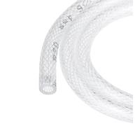 Rebower 10ft 6.4x9.5mm Braided Clear Plastic PVC Tubing High Pressure Flexible Reinforced Vinyl Tube, [for Garden Irrigation, Water Hose, Fish Tank, Water Transfer] - 1/4" x 3/8"